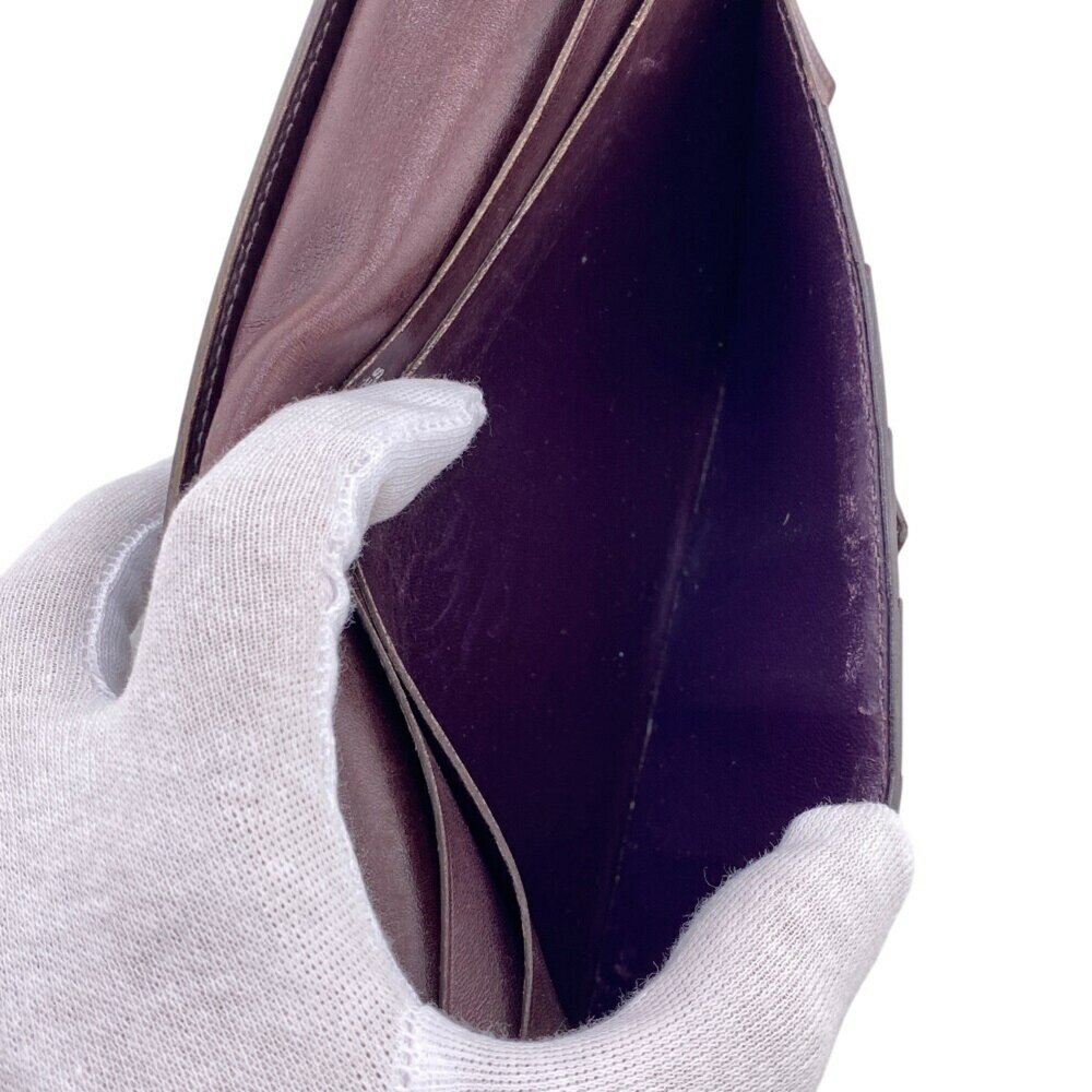 Hermes Dark Brown Leather Wallet - Picture 9 of 11